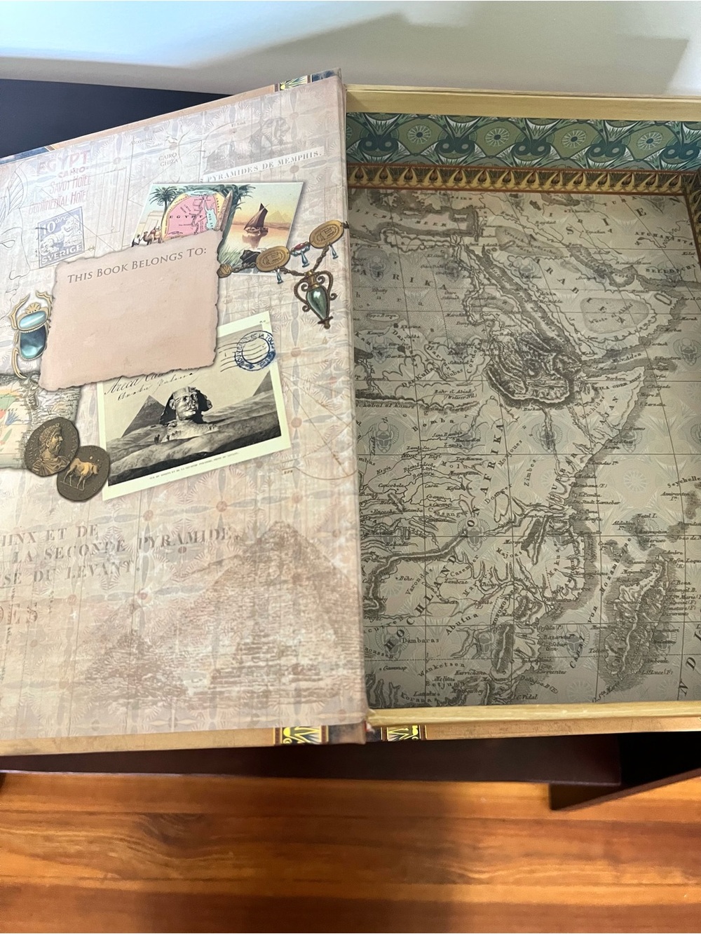 NEW! Decorative 'EGYPT' Book Box - Picture 4 of 7